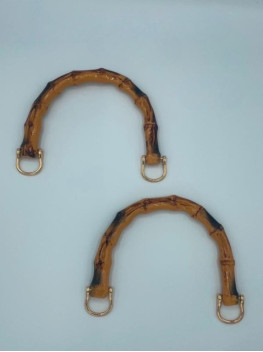 Plastik Bambu Çanta Sapı Metalli No:1