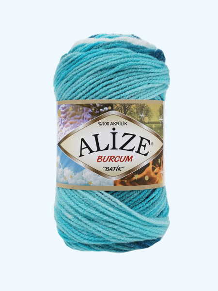 Alize Burcum Batik El Örgü İpi 100 gr